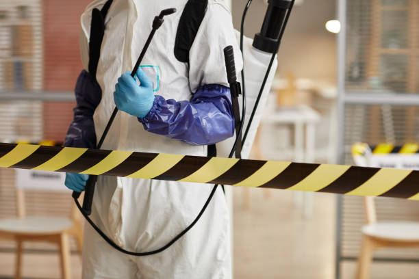 Professional Biohazard Cleanup technician working in Exeter, NH